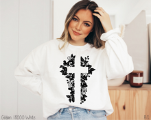 Load image into Gallery viewer, Floral One Color Cross #BS3741
