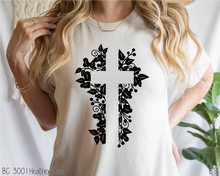 Load image into Gallery viewer, Floral One Color Cross #BS3741
