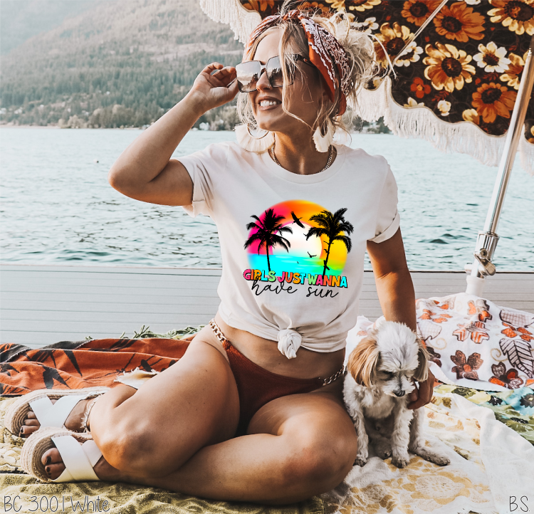 Full Color Girls Just Wanna Have Sun #BS3223