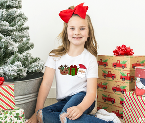 Girl Reindeer Gift Santa #BS3893