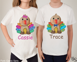 Girl & Boy Turkey #BS2296-97