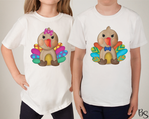 Girl & Boy Turkey #BS2296-97