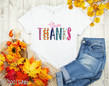 Load image into Gallery viewer, Give Thanks Colorful Lettering #BS935
