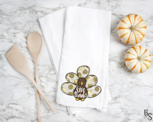 Give Thanks Turkey Gold Dots #BS2331