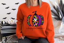Load image into Gallery viewer, Glitter Happy Halloween Pumpkin #BS3687
