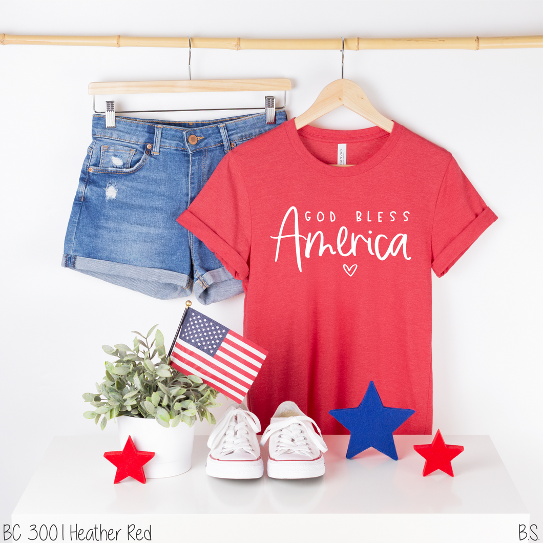 God Bless America Handwritten #BS3103