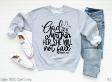 Load image into Gallery viewer, God Is Within Her Cross Flowers #BS2288
