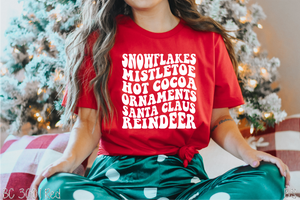 Groovy Christmas Words #BS3979