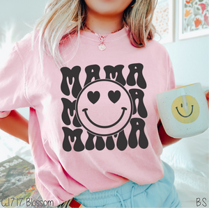 Groovy Mama Smiley Face Heart Eyes #BS5464