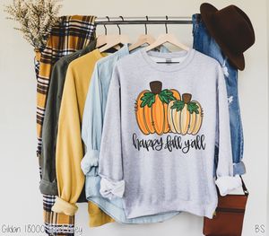 Happy Fall Y'all Double Pumpkin #BS2084