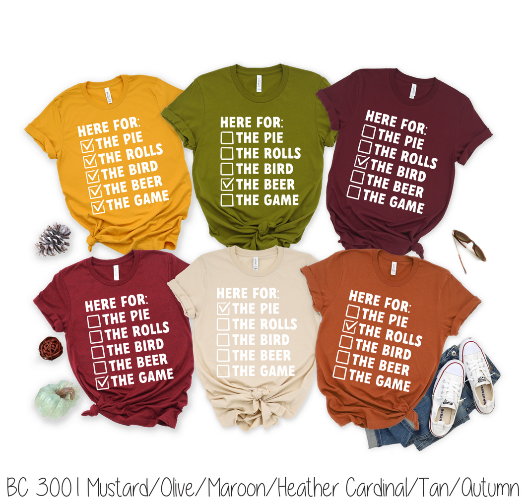 Here For It Thanksgiving Collection #BS2381-86