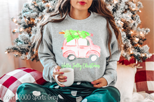 Load image into Gallery viewer, Holly Jolly Pink Christmas Car #BS3967
