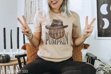 Load image into Gallery viewer, Howdy Pumpkin Cowboy Hat #BS3475
