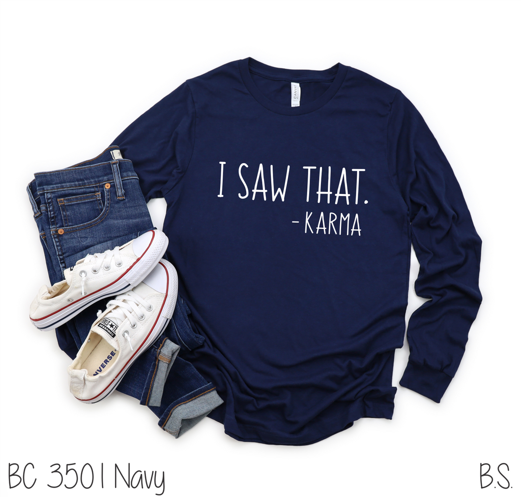 I Saw That -Karma #BS835