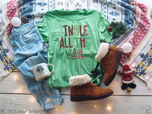 Jingle All The Way Pattern Letters #BS2271