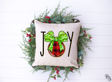 Load image into Gallery viewer, Joy Red Plaid Ornament #BS1950
