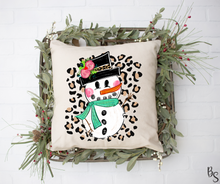 Load image into Gallery viewer, Leopard Background Snowman #BS933
