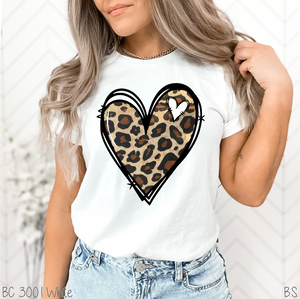 Leopard Heart With Heart #BS5042