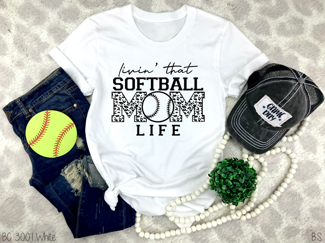 Leopard Livin' That Softball Mom Life #BS2932