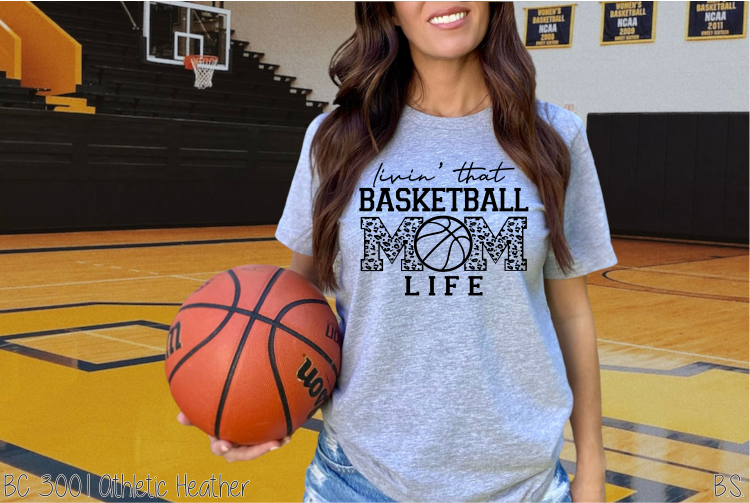 Leopard Livin' That Basketball Mom Life #BS3986