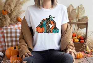 Leopard Pumpkin Trio With Heart #BS3692