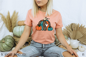 Leopard Pumpkin Trio With Heart #BS3692