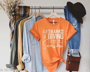 Let Thanks And Giving #BS2309