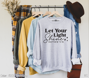 Let Your Light Shine One Color #BS2547