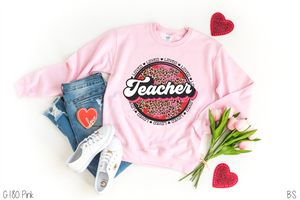 Loved Teacher Valentines Grunge #BS2625