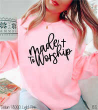 Load image into Gallery viewer, Made To Worship With Cross #BS4049
