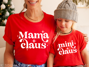 Mama And Mini Claus Retro #BS2482-83