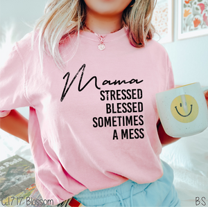 Mama Stressed Blessed Mess #BS5286