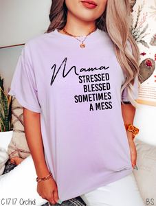 Mama Stressed Blessed Mess #BS5286