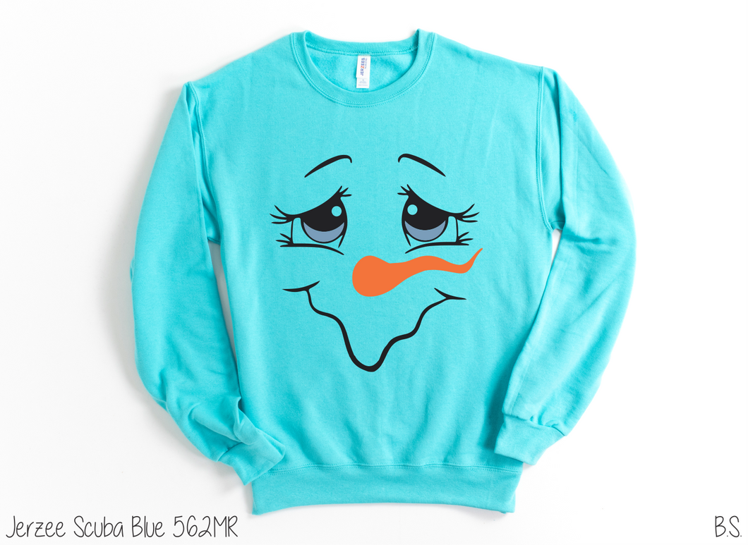 Snowman Melting Face #BS925