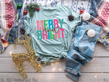 Load image into Gallery viewer, Merry And Bright Colorful Lettering #BS2326
