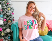 Load image into Gallery viewer, Merry And Bright Colorful Lettering #BS2326
