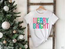 Load image into Gallery viewer, Merry And Bright Colorful Lettering #BS2326

