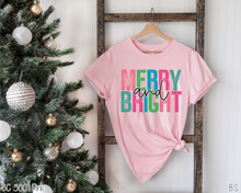 Load image into Gallery viewer, Merry And Bright Colorful Lettering #BS2326
