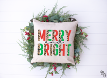 Load image into Gallery viewer, Merry &amp; Bright Leopard Trim Red &amp; Green #BS2300
