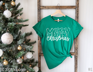 Merry Christmas Hand Lettered #BS2518