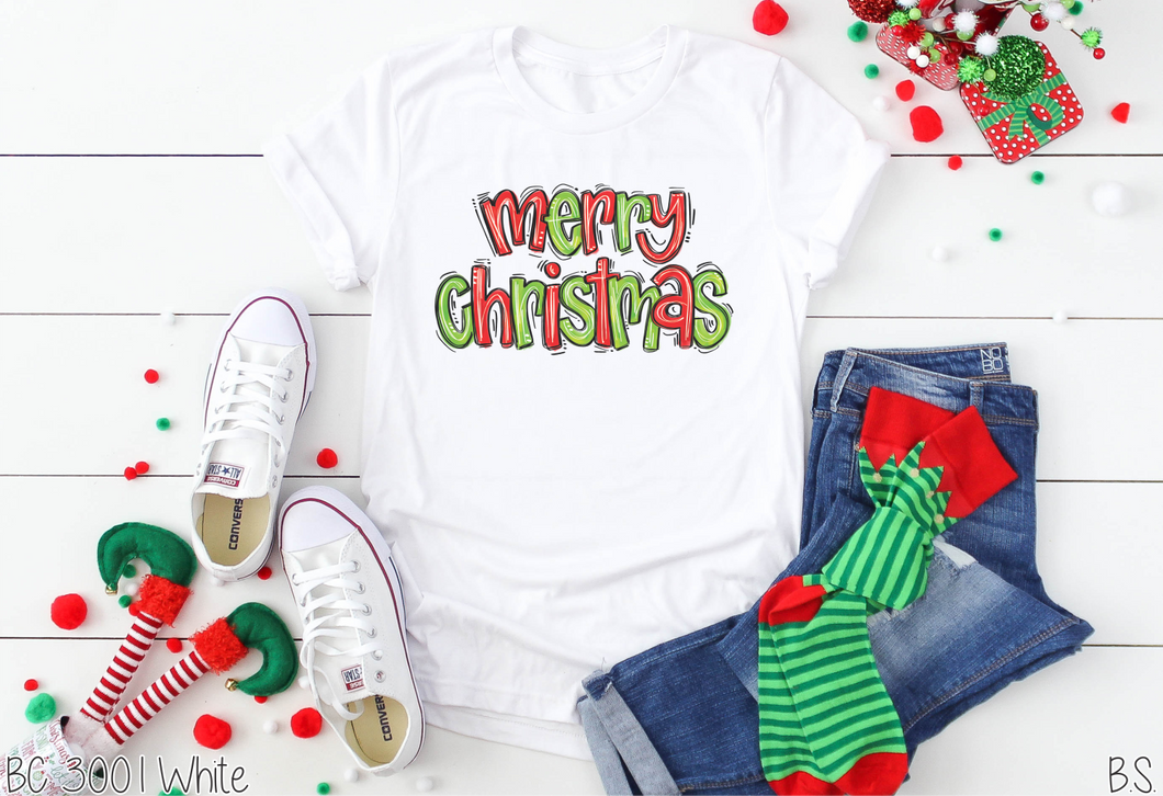 Merry Christmas Hand Lettered #BS2222