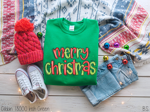 Merry Christmas Hand Lettered #BS2222