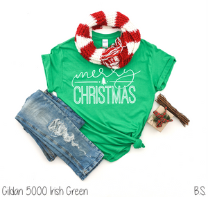 Merry Christmas One Color With Tree #BS864