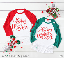 Load image into Gallery viewer, Merry Christmas Script #BS231
