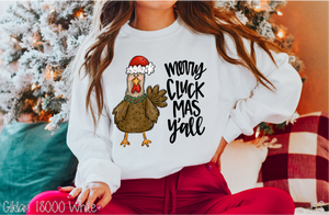 Merry Cluckmas Y'all Chicken #BS3973