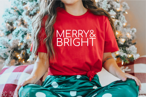 Merry & Bright Thin Letters #BS3913