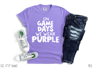 On Game Days We Wear Purple #BS3636