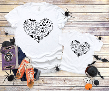 Load image into Gallery viewer, Halloween Doodle Heart One Color #BS3525
