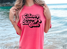 Load image into Gallery viewer, Retro Here Comes The Sun One Color #BS5386
