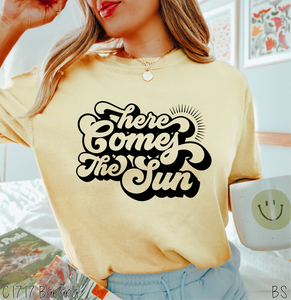 Retro Here Comes The Sun One Color #BS5386